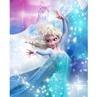Komar Poster Frozen 2 Elsa Action Disney B/L: ca. 40x50 cm Frozen 2 Elsa Action - (40,00/50,00cm) - Komar