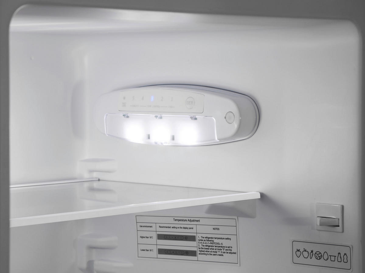 Respekta Kühl-/Gefrierkombination KG144W-52 weiß B/H/T: ca. 49,5x144x47,4 cm Kühl-/Gefrierkombi KG144W-52 - weiß (49,50/144,00/47,40cm) - Respekta