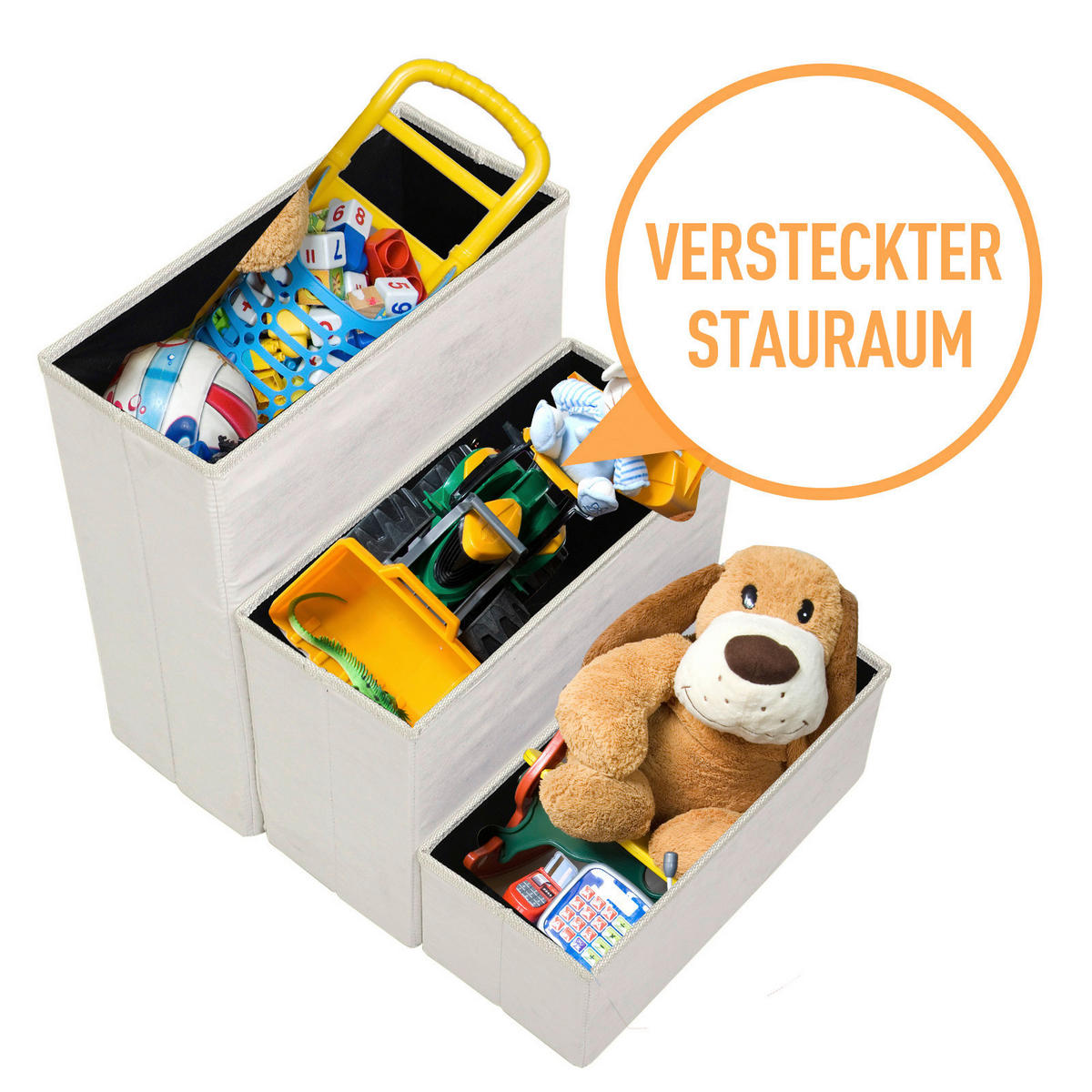 PawHut Haustiertreppe weiß MDF B/H/L: ca. 54x48x40 cm Haustiertreppe - weiß (40,00/54,00/48,00cm) - PawHut