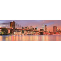 Komar Fototapete Brooklyn Nights Skyline B/L: ca. 368x124 cm Brooklyn Nights - (368,00/124,00cm) - Komar