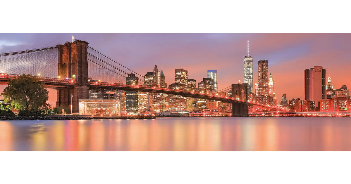 Komar Fototapete Brooklyn Nights 368x124 cm B/L: kaufen Skyline ca. online POCO bei ▷