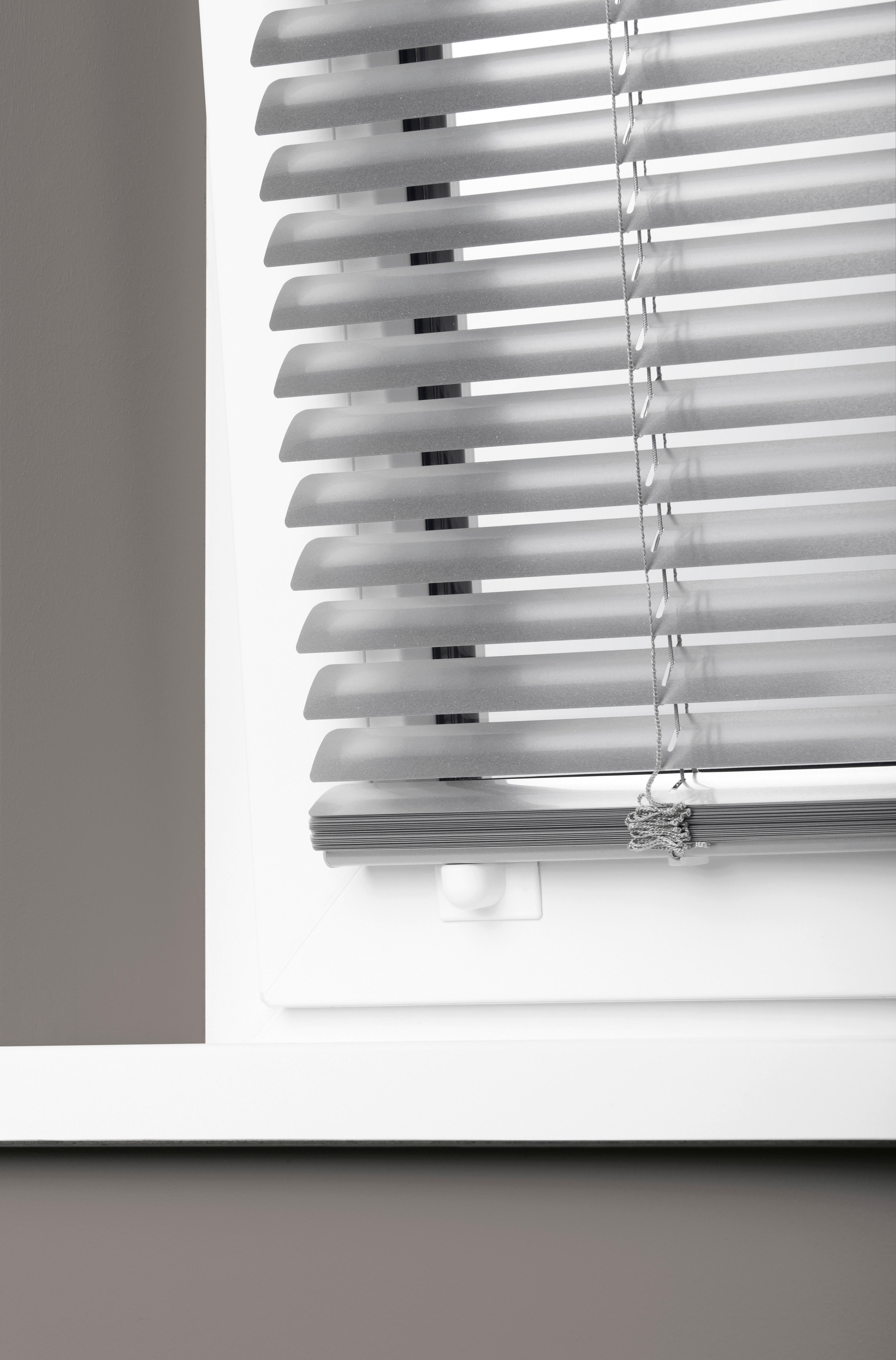 Thumbnail - Alu-Jalousie Edelstahloptik B/L: ca. 90x240 cm