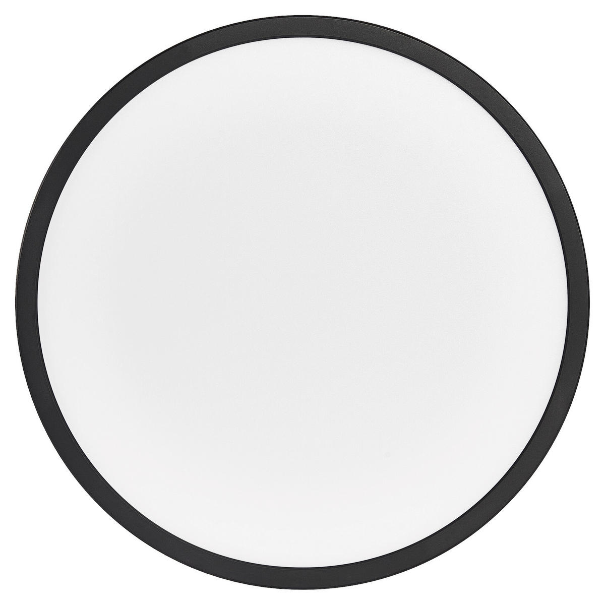 LEDVANCE Deckenleuchte Orbis 752887 schwarz weiß Kunststoff H/D: ca. 2,7x40 cm Orbis Ultra Slim - weiß/schwarz (40,00/2,70cm) - LEDVANCE