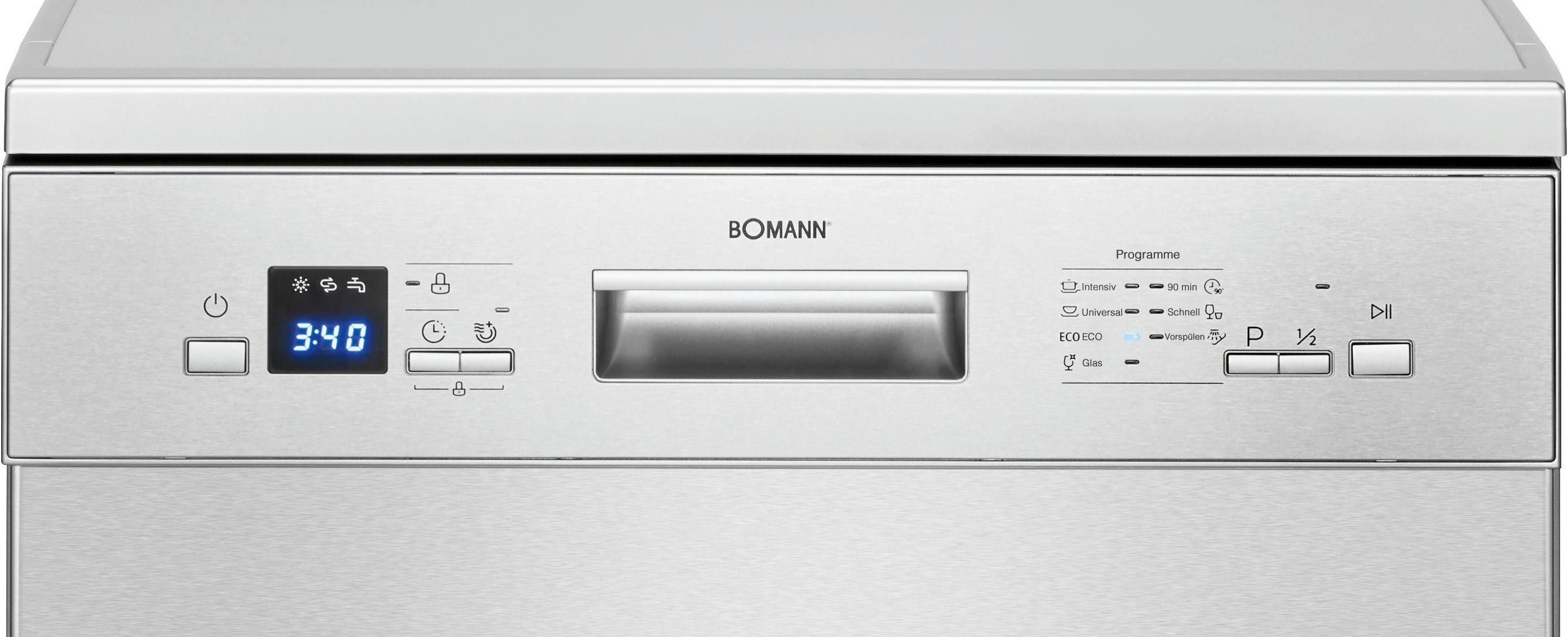 Bomann Stand-Geschirrspüler Inox B/H/T:...