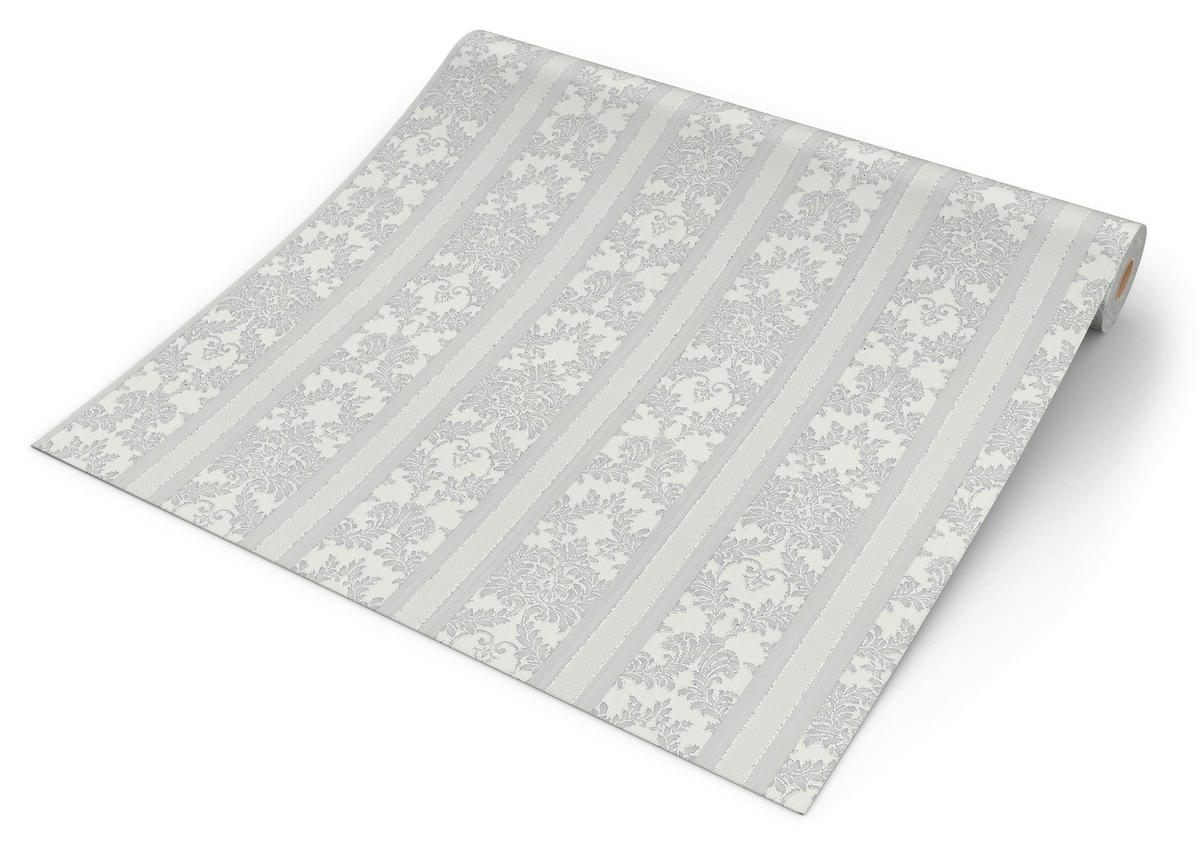 Erismann Vinyltapete Ornament grau B/L: ca. 53x1005 cm Vinyltapete_20030-10 - grau (53,00/1005,00cm) - Erismann