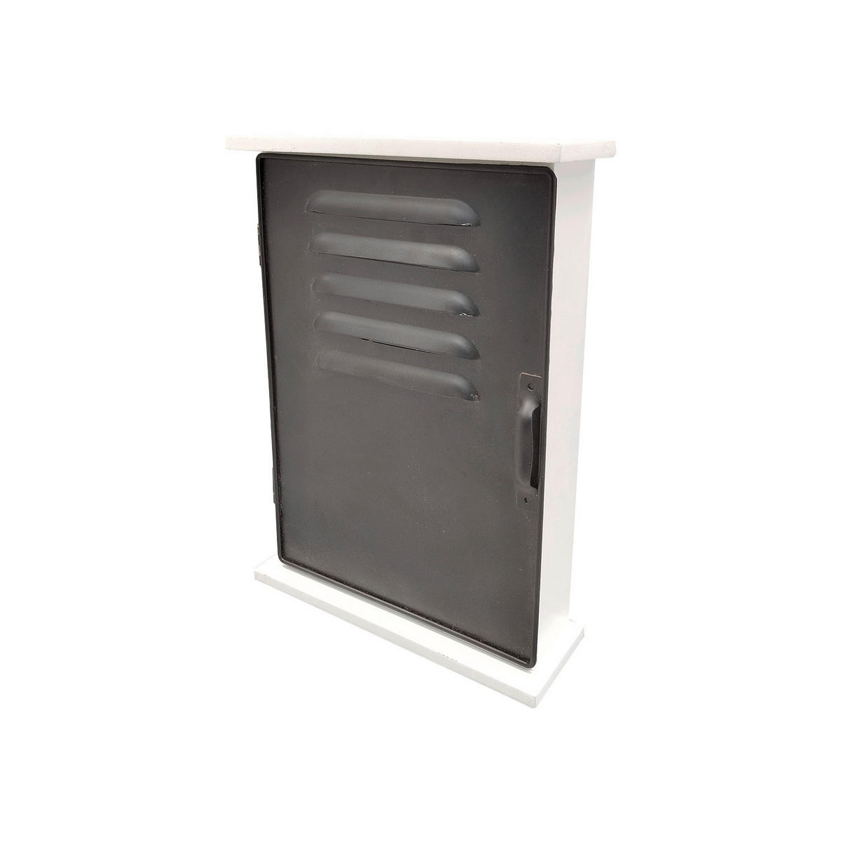 Schlüsselkasten Finn altweiß schwarz B/H/T: ca. 20x28x6 cm Finn - schwarz/altweiß (20,00/28,00/6,00cm)