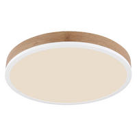 GLOBO LED-Deckenleuchte Opal weiß Kunststoff Metall H/D: ca. 8,5x45 cm DORO - weiß/Opal (45,00/8,50cm) - GLOBO