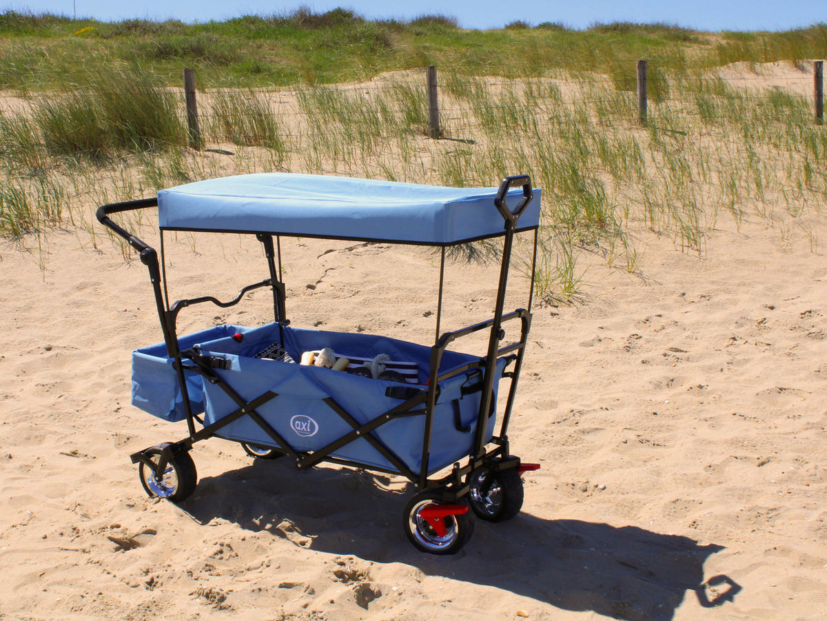 AXI Bollerwagen AB210 grau B/H/L: ca. 59x102x134 cm AB210 - grau (134,00/59,00/102,00cm) - AXI