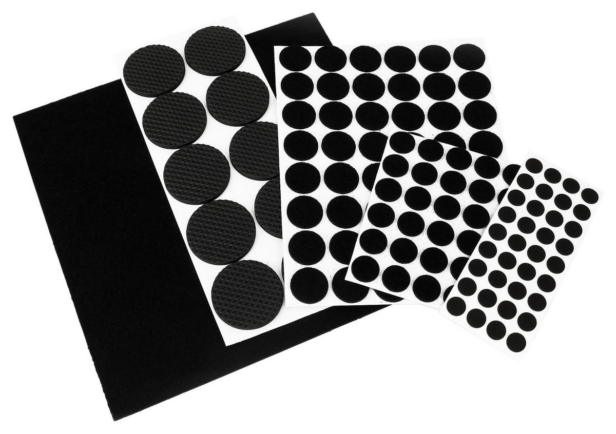 POCOline Filzgleiter schwarz 131 tlg. Filzgleiter_131tlg. - schwarz - POCOline