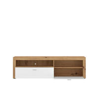 TV-Lowboard Mallorca Plus Eiche Artisan Nachbildung weiß B/H/T: ca. 180x53x42 cm Mallorca Plus - Eiche/weiß (180,00/53,00/42,00cm)