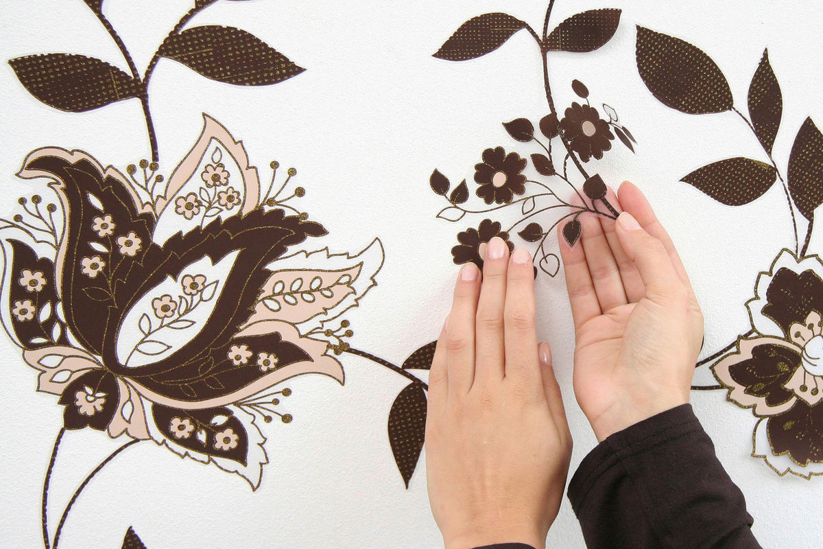 Komar Wandtattoo Jackie Blumen Jackie B/L: ca. 50x70 cm Jackie - (50,00/70,00cm) - Komar