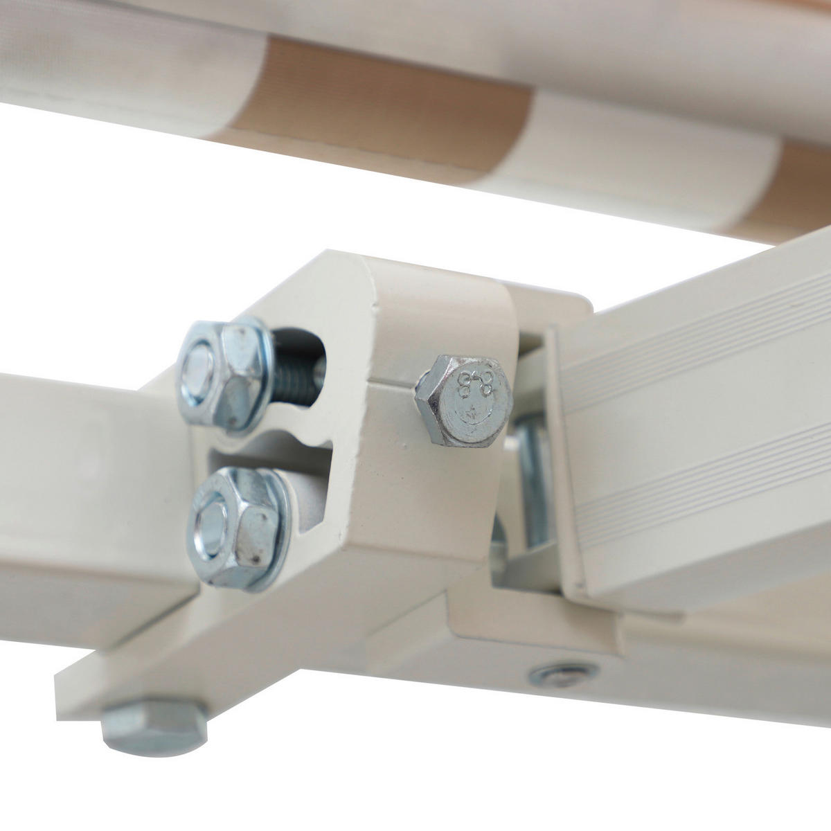 Outsunny Markise beige Markise - beige/weiß - Outsunny