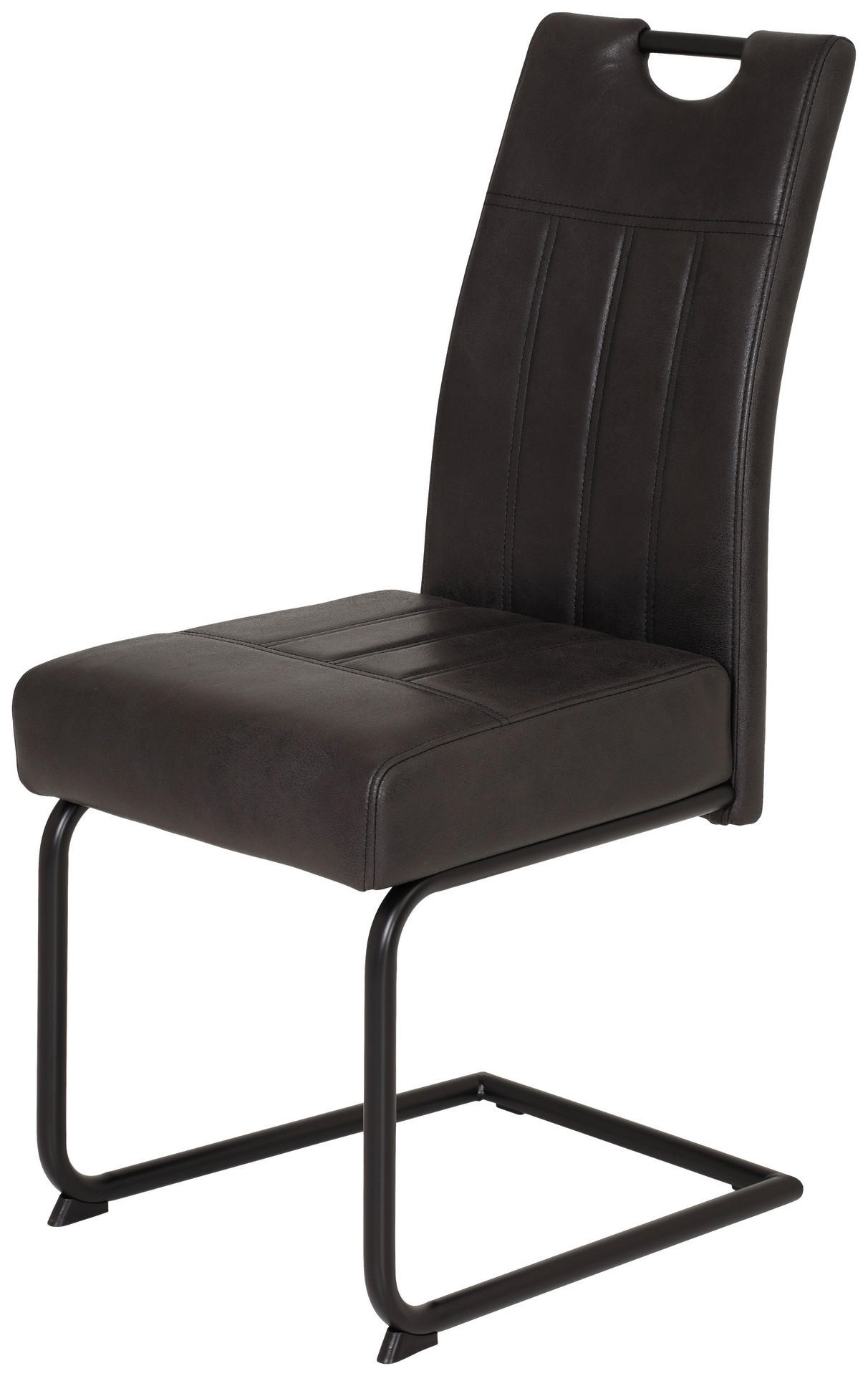 Schwingstuhl Betty anthrazit Vintage B/H/T: ca. 43x99x60 cm Betty - schwarz/anthrazit (43,00/99,00/60,00cm)