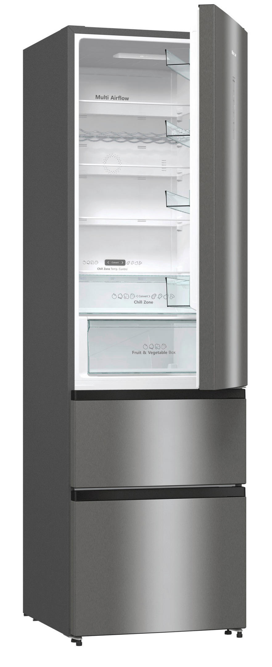 Hisense Kühl-/Gefrierkombination RM469N4ACD Silbergrau Hisense Kühl-/Gefrierkombination RM469N4ACD Silbergrau
