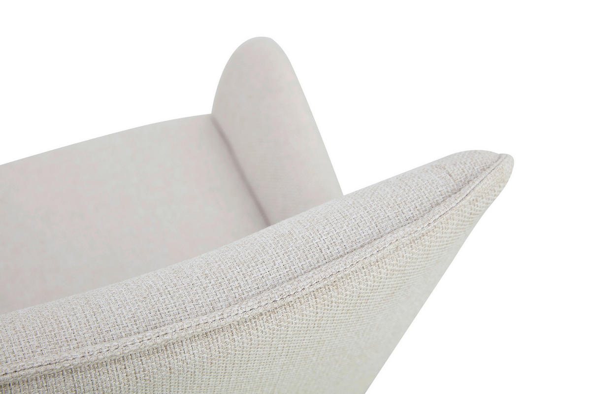 Stuhl HELEN, 2er Set creme schwarz Webstoff B/H/T: ca. 56x63x91 cm HELEN, 2er Set - creme/schwarz (56,00/63,00/91,00cm) - xonox.home