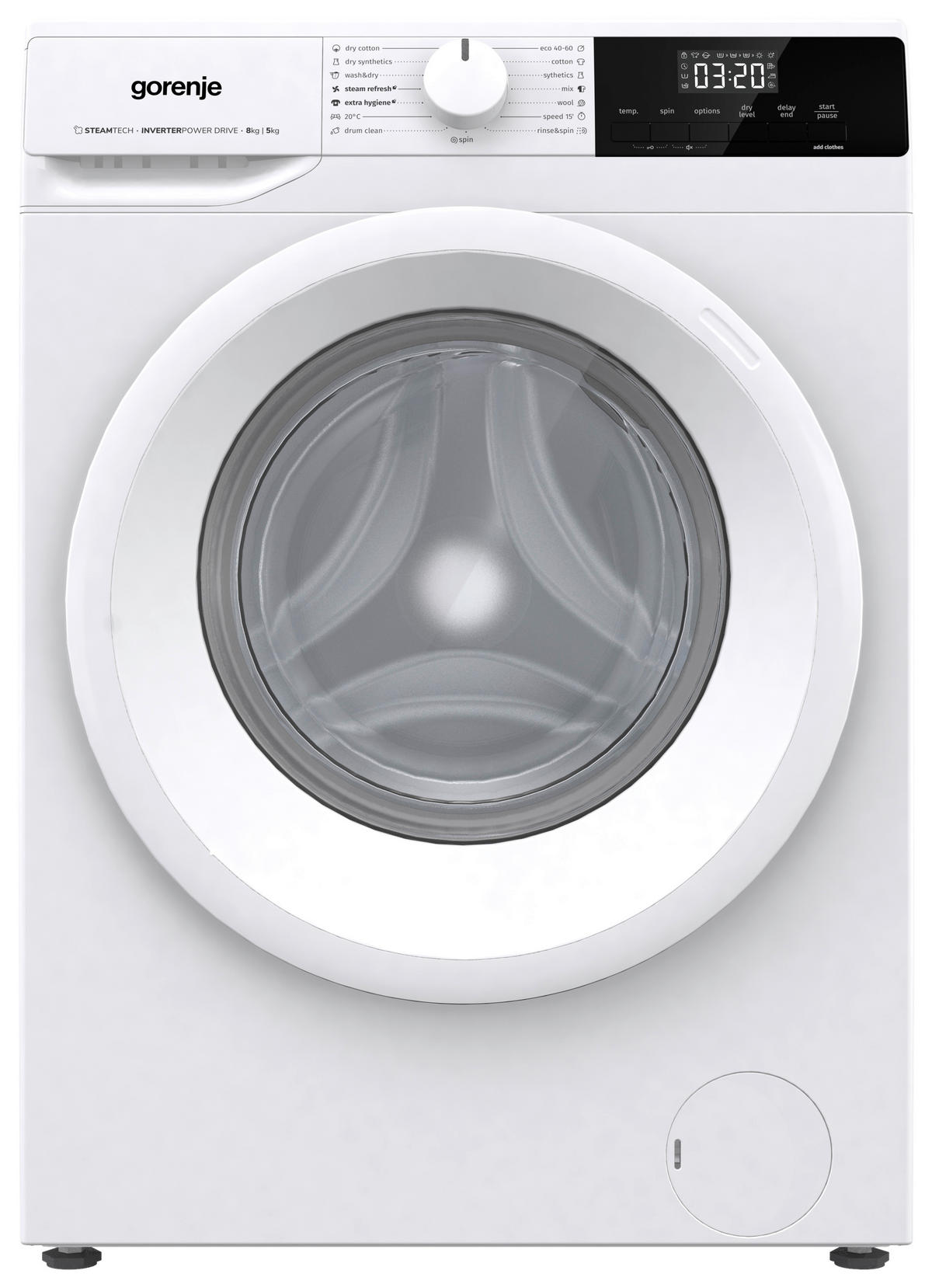 Gorenje Waschtrockner W3D2A854ADPS/DE weiß B/H/T: ca. 60x85x54 cm ca. 8 kg Waschtrockner W3D2A854ADPS/DE - weiß (60,00/85,00/54,00cm) - Gorenje