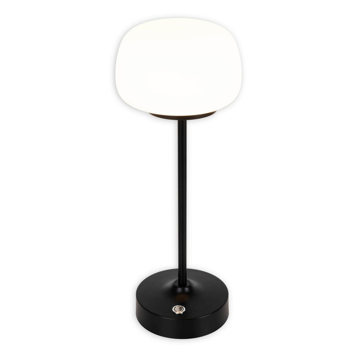 Näve Leuchten LED-Tischleuchte schwarz Glas Metall B/H/T/D: ca. 10,5x30x10,5x10,5 cm PINA - schwarz (10,50/30,00/10,50cm) - Näve Leuchten