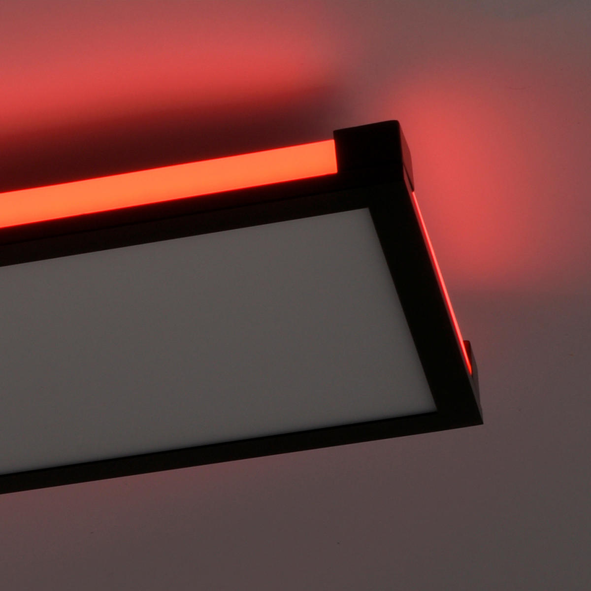Just Light LED-Deckenleuchte MARIO 11622-18 schwarz weiß Kunststoff Metall B/H/T: ca. 25x7,1x100 cm 2 Brennstellen MARIO - weiß/schwarz (25,00/7,10/100,00cm) - Just Light
