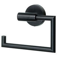 Papierrollenhalter schwarz Edelstahl B/H/T: ca. 15,3x11x6,3 cm Papierrollenhalter_Milano-Black - schwarz (15,30/11,00/6,30cm) - POCOline
