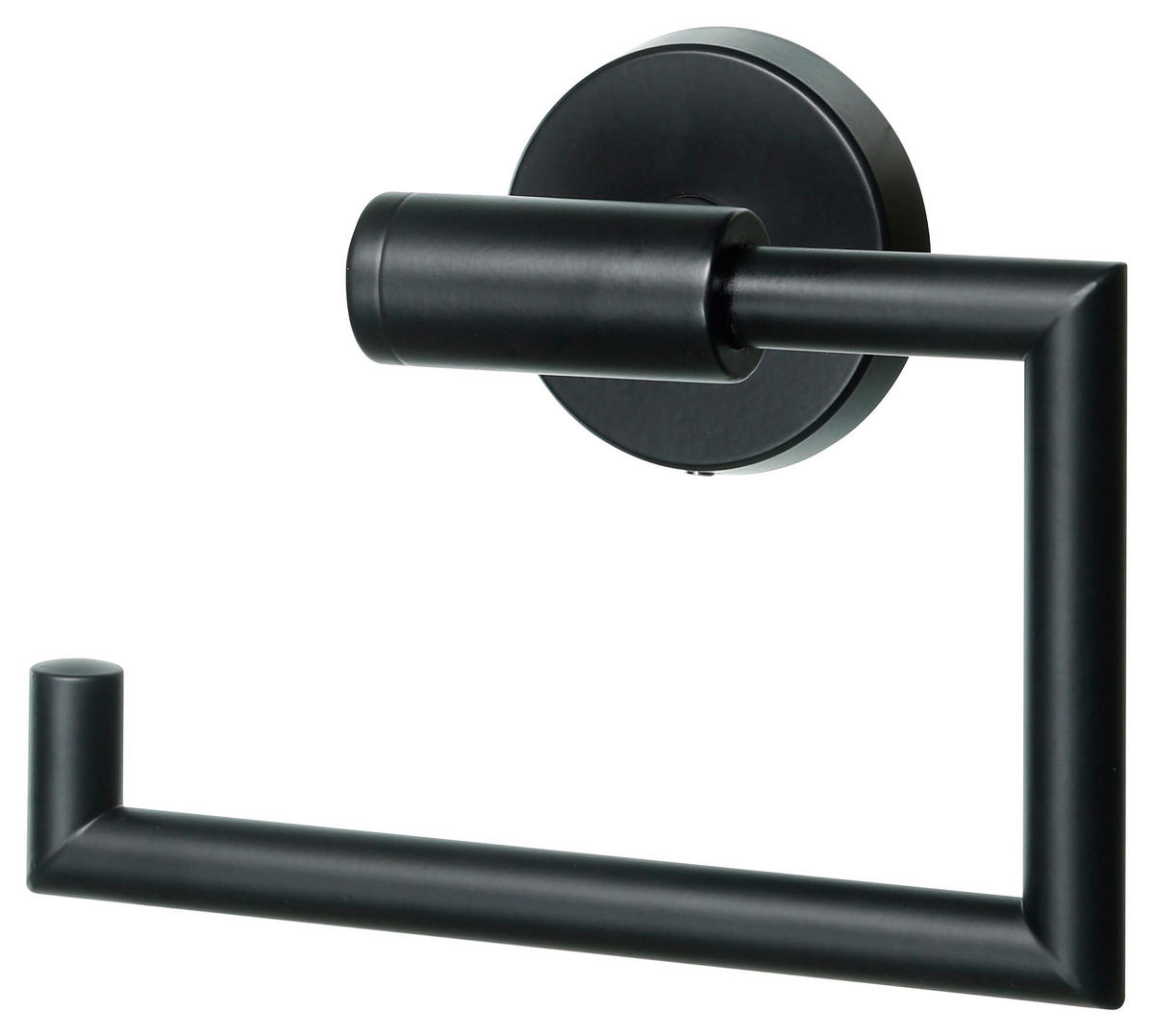 Papierrollenhalter schwarz Edelstahl B/H/T: ca. 15,3x11x6,3 cm Papierrollenhalter_Milano-Black - schwarz (15,30/11,00/6,30cm) - POCOline