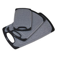 Kesper Schneidbrett Schneidebrett_3erSet - grau (41,00/24,50/2,70cm) - Kesper