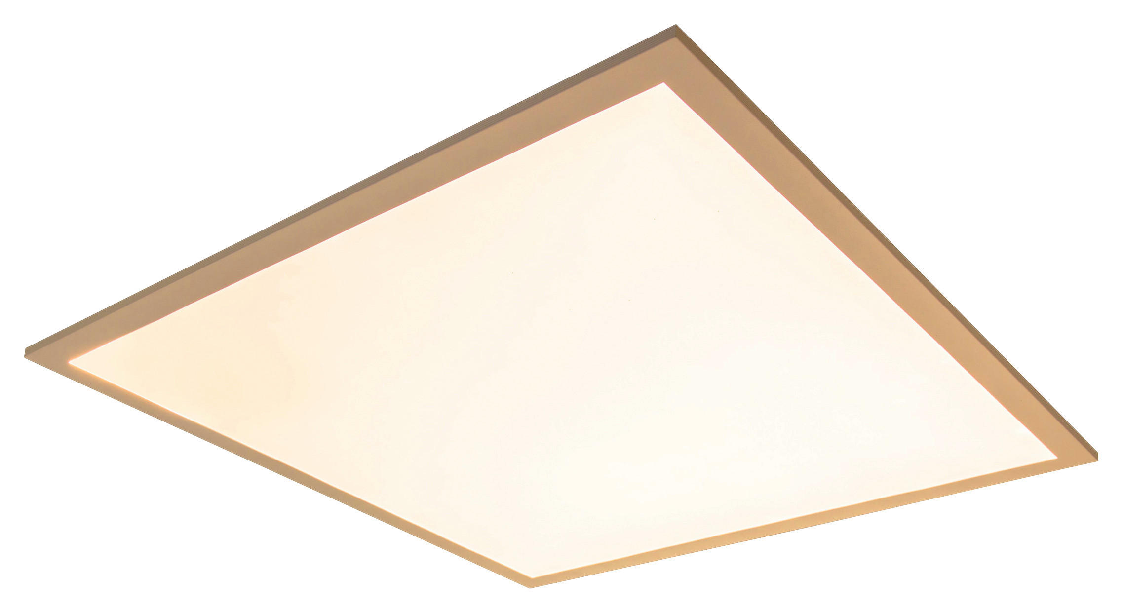 Näve Leuchten LED-Deckenpanel weiß Metall Kunststoff B/H/T: ca. 59,5x6x59,5 cm