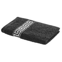Gästetuch Mäander Mäander - schwarz (30,00/50,00cm) - POCOline