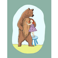 Komar Poster Lili and Bear Lili and Bear - (30,00/40,00cm) - Komar