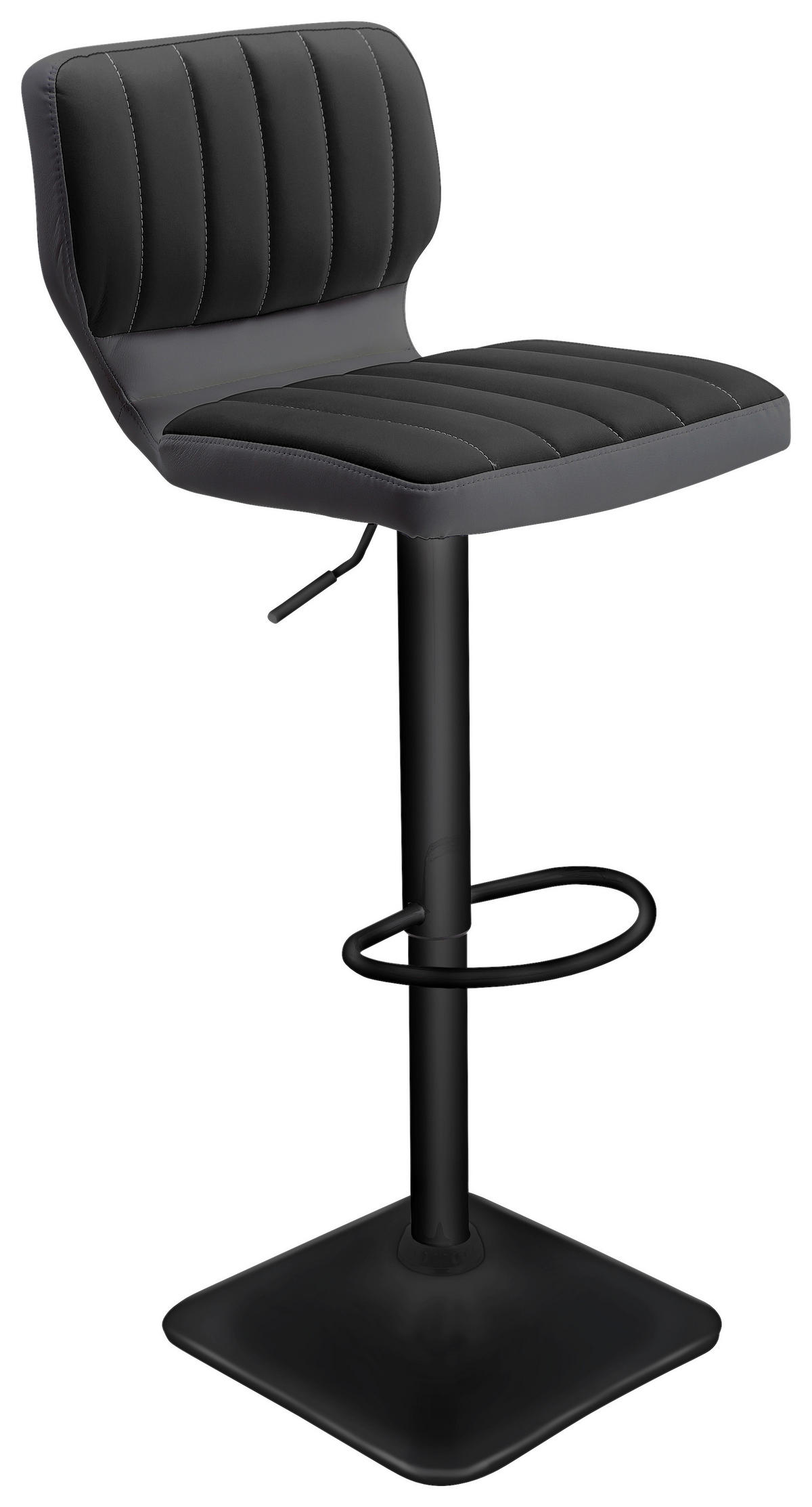 Barhocker FM anthrazit Kunstleder FM - schwarz/anthrazit
