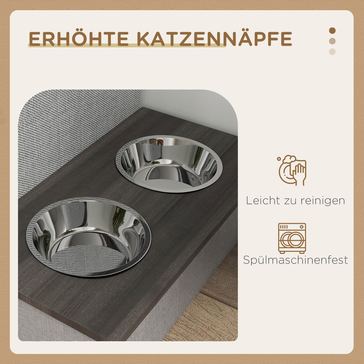 PawHut Katzen-Zubehör grau Spanplatte B/H/L: ca. 48x78x49,5 cm Katzenhöhle - grau (49,50/48,00/78,00cm) - PawHut