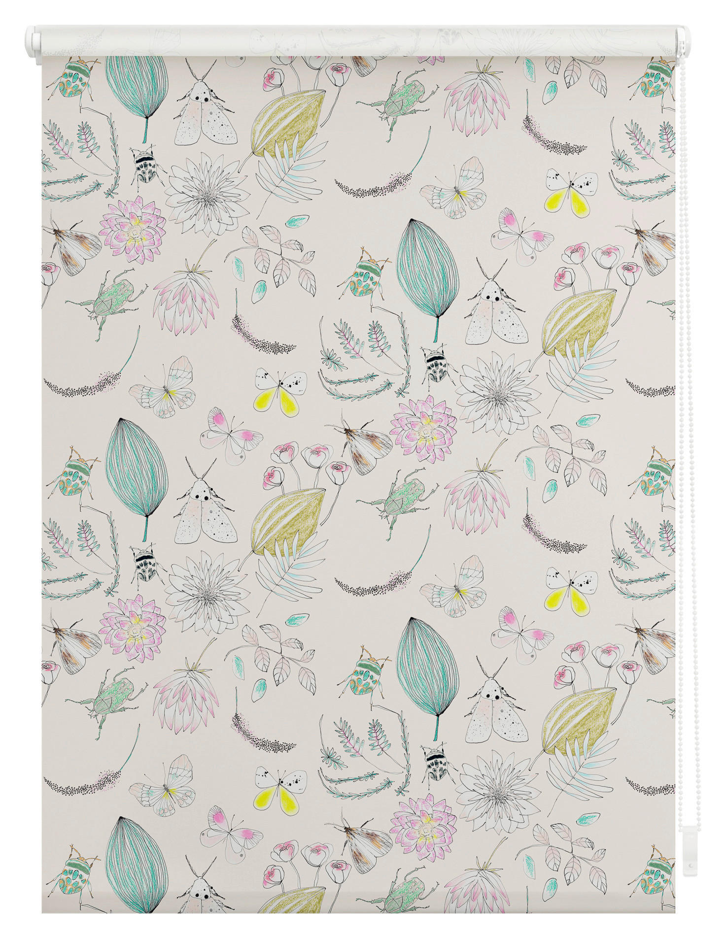 Thumbnail - LICHTBLICK Verdunkelungsrollo Bohemian Garden bunt B/L: ca. 90x150 cm