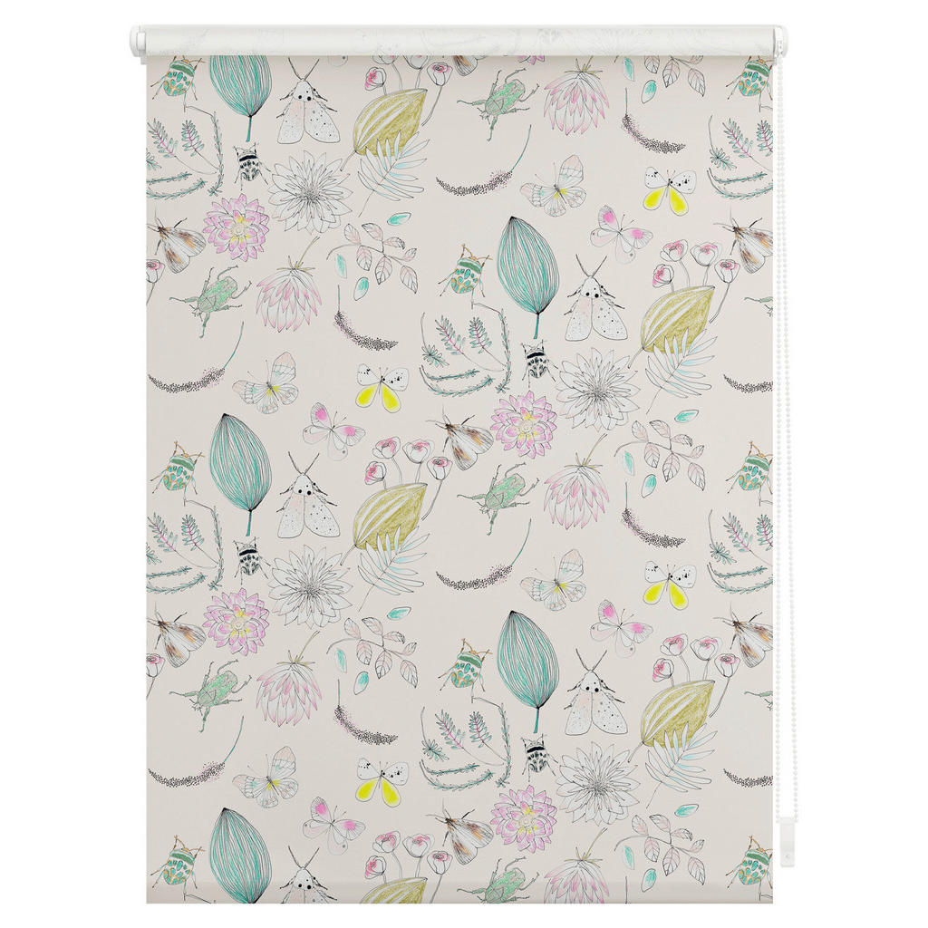 Thumbnail - Verdunkelungsrollo Bohemian Garden bunt B/L: ca. 70x150 cm