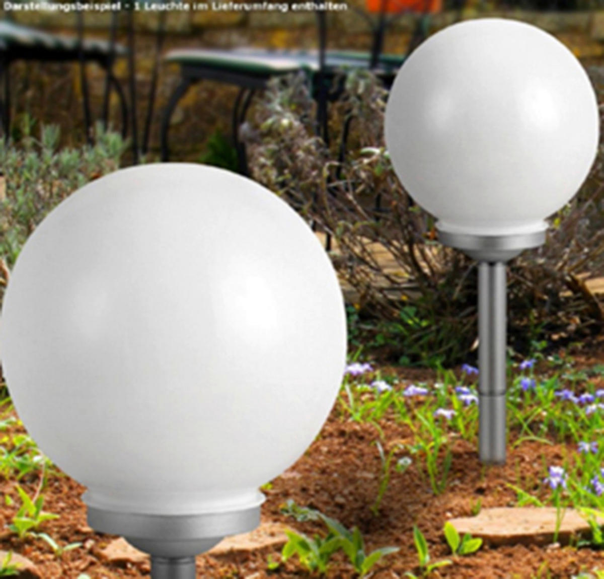 LED-Kugelerdspieß LED Kugelerdspieß "BALL" 15 cm - Näve Leuchten