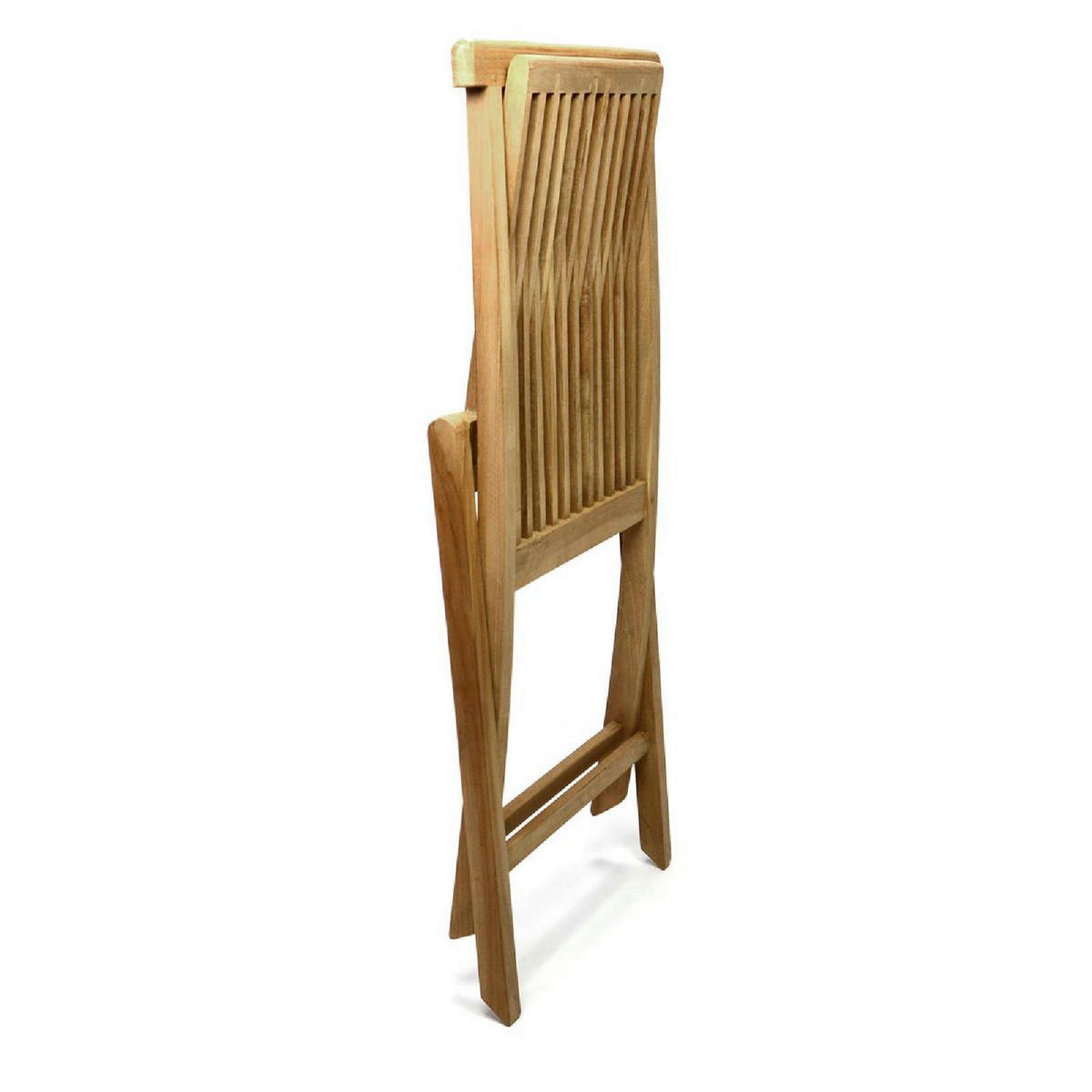 VCM Klappstuhl natur Holz B/H/T: ca. 46x89x69 cm Klappstuhl - natur (46,00/89,00/69,00cm) - VCM