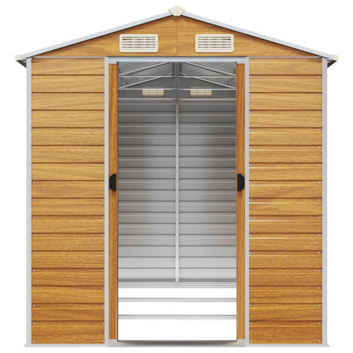 vidaXL Gartenhaus braun B/H/T: ca. 191x198x300 cm Gartenhaus - braun (191,00/198,00/300,00cm) - vidaXL