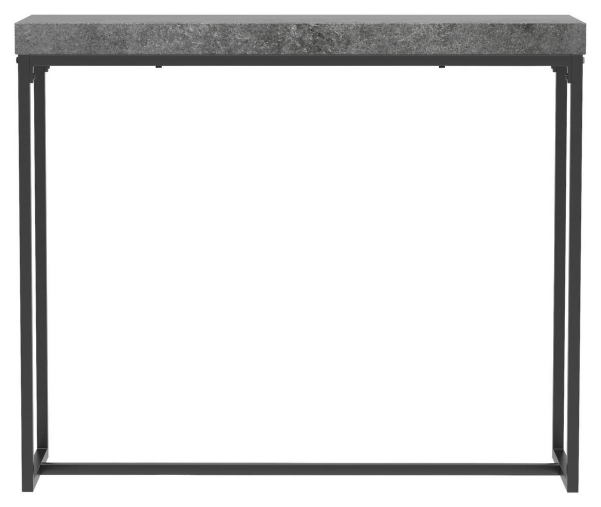 Konsole Birte dunkelgrau Beton Optik schwarz B/H/T: ca. 90x75x30 cm Birte - schwarz/dunkelgrau (90,00/75,00/30,00cm)