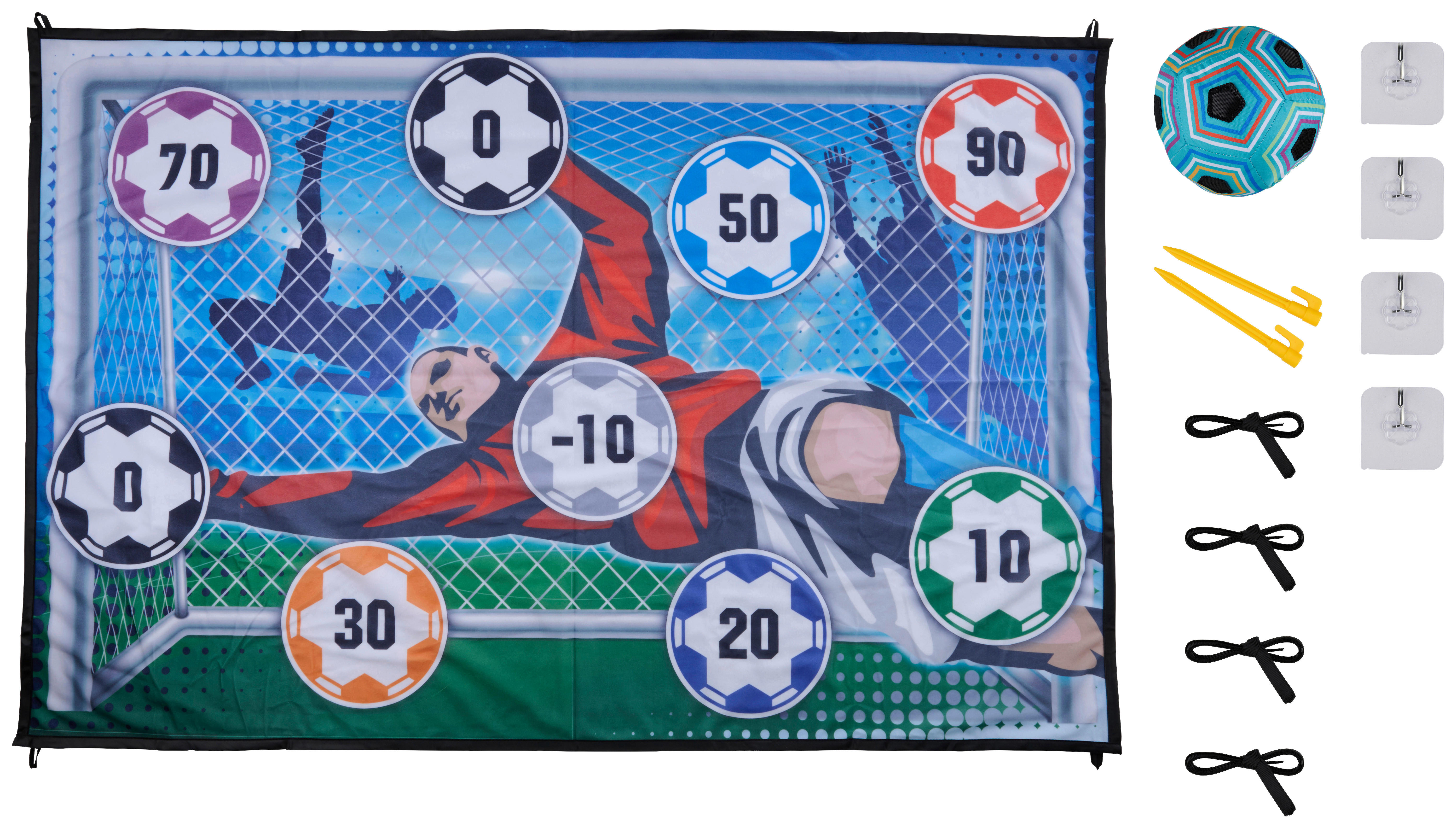 Eddy Toys Fußballtor Spielset mehrfarbig B/H/L: ca. 18,8x20x15,8 cm Fußballtor-Spielset - mehrfarbig (15,80/18,80/20,00cm) - Eddy Toys