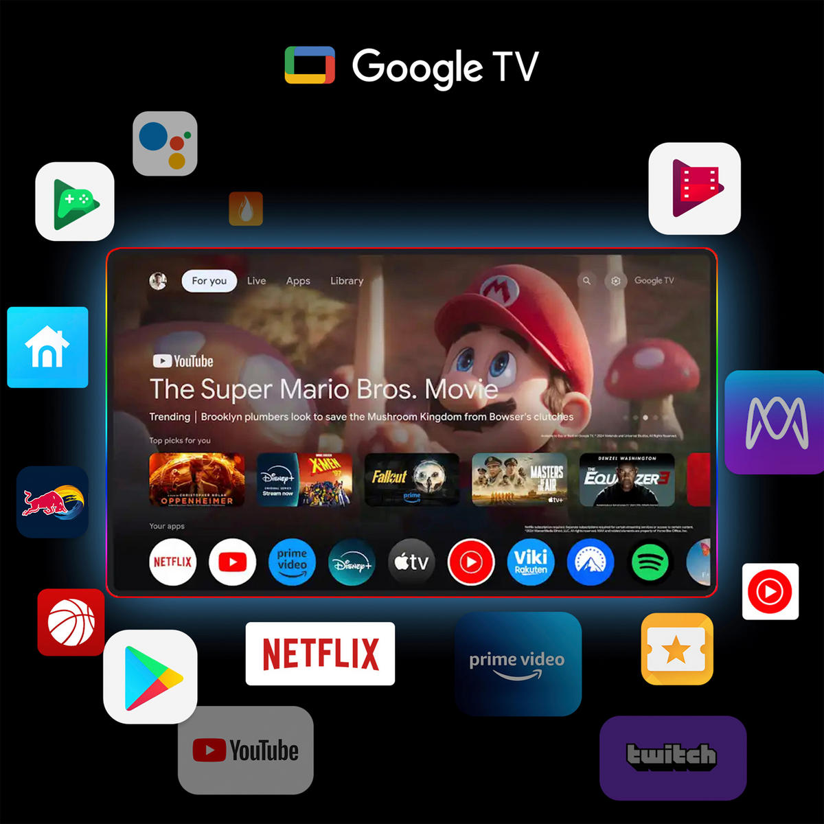 CHiQ LED-Fernseher U55M10V LED-Smart-TV_55"_U55M10V_CHiQ - CHiQ