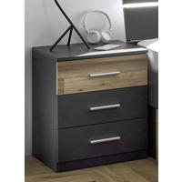 Nachtkonsole Mars Graphit B/H/T: ca. 48x56x41 cm Mars - Graphit (48,00/56,00/41,00cm)