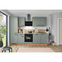 nobilia Küchenblock Schilf B/H/T: ca. 280x201,6x60 cm Küche_Speed_280_cm_(_L_) - Eiche/Schilf (280,00/201,60/60,00cm) - nobilia