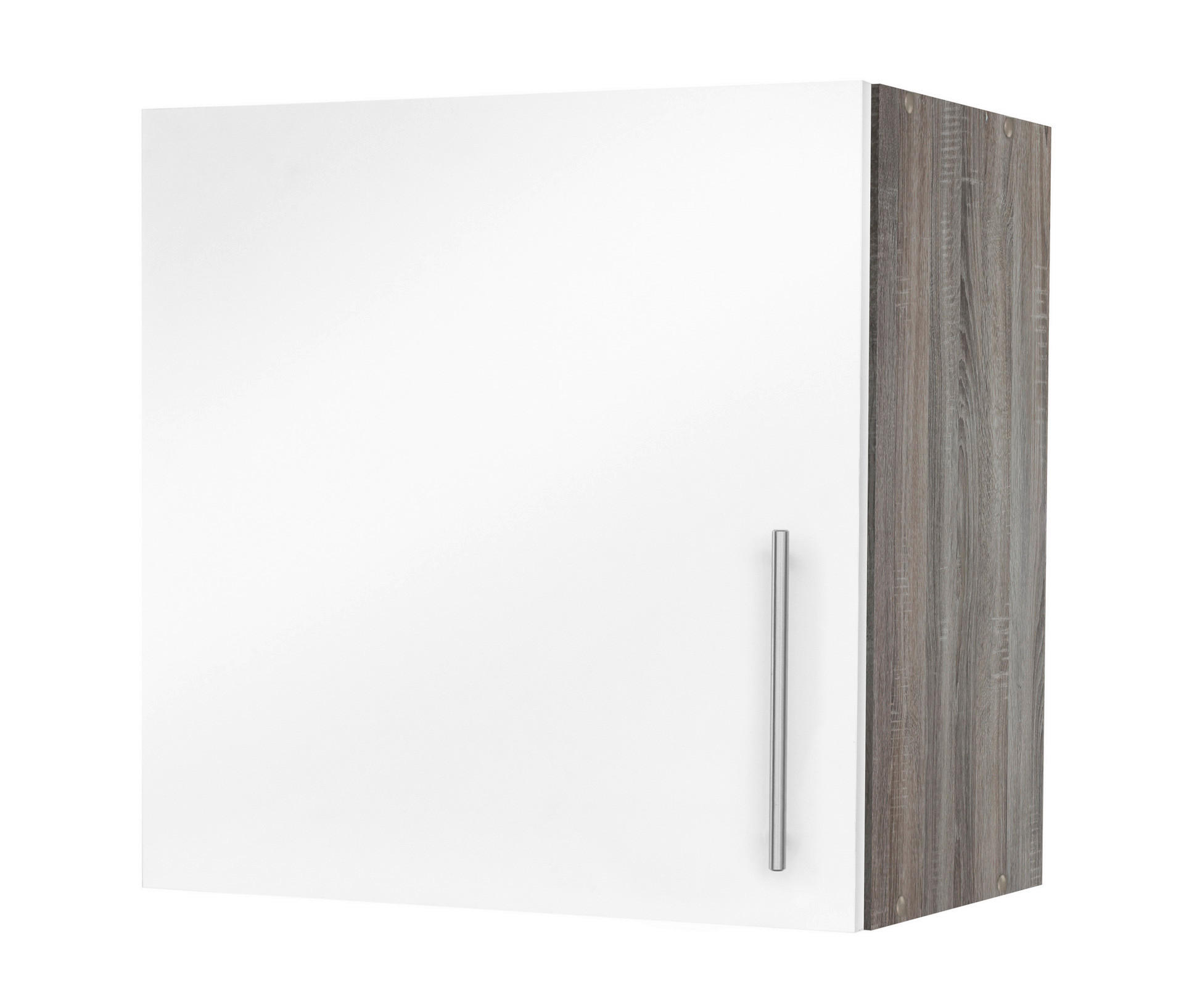Hängeschrank weiß Hochglanz B/H/T: ca. 50x64x35 cm Judith_Hängeschrank_50cm - weiß/silber (50,00/64,00/35,00cm)