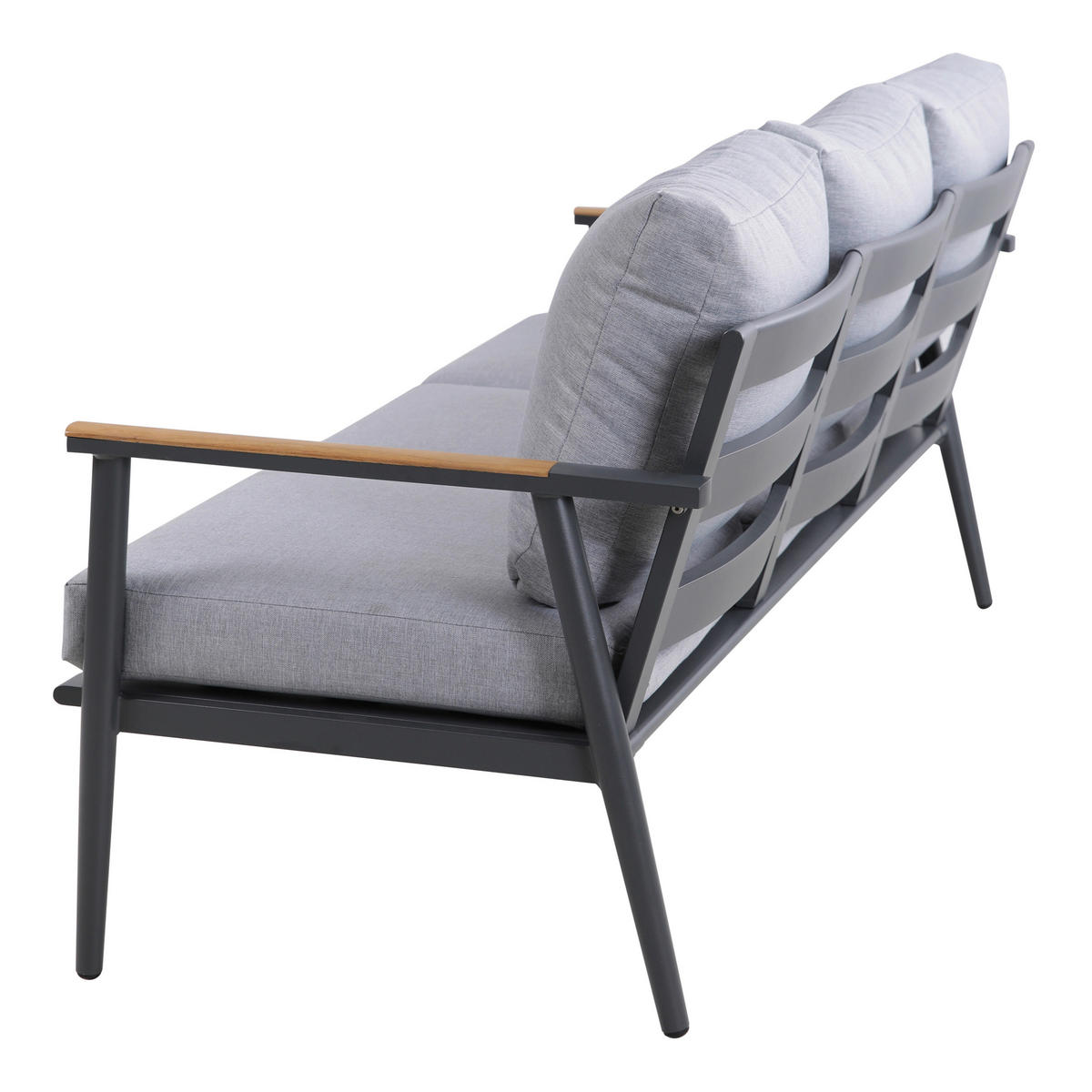 AXI Outdoor Living Loungeset Bibi braun Metall B/H/L: ca. 82,5x75,5x191,5 cm Bibi - braun/anthrazit (191,50/82,50/75,50cm) - AXI Outdoor Living