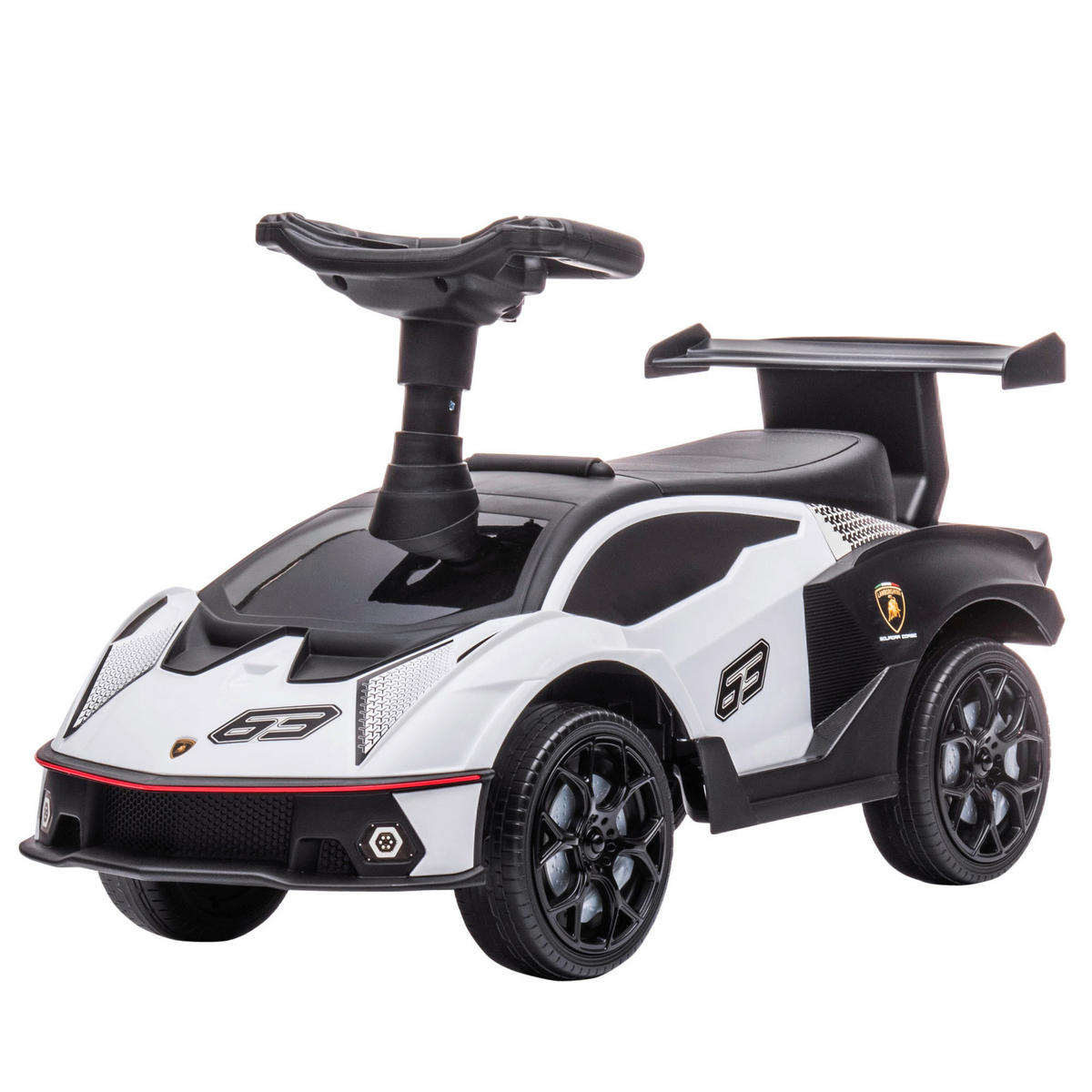 AIYAPLAY Kinder-Elektroauto schwarz B/H/L: ca. 28x38x67 cm Kinder Elektroauto - weiß/schwarz (67,00/28,00/38,00cm) - AIYAPLAY
