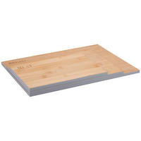 alpina Schneidbrett Schneidebretter_3erSet - grau (39,50/30,00/1,00cm) - alpina
