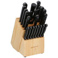 Alpina Messerblock schwarz Holz 22 tlg. Messerblock - schwarz - alpina