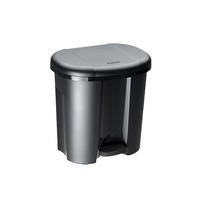 Rotho Treteimer schwarz B/H/L: ca. 32x40,5x39 cm Duo-Treteimer 2x10l - schwarz (39,00/32,00/40,50cm) - Rotho