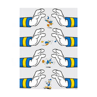 Komar Poster Donald Duck Hands Disney B/L: ca. 30x40 cm Donald Duck Hands - (30,00/40,00cm) - Komar
