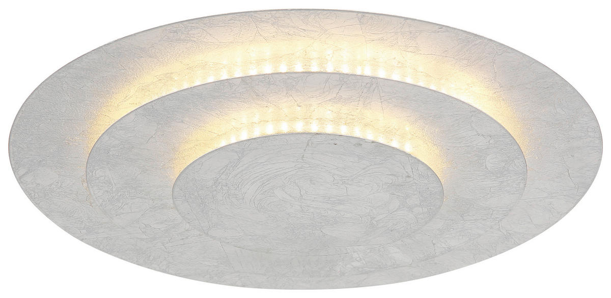 GLOBO LED-Deckenleuchte Heda 48465-24S silber Metall H/D: ca. 7x35 cm Heda - silber (35,00/7,00cm) - GLOBO
