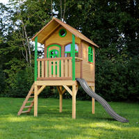 AXI Spielhaus Laura grün B/H/L: ca. 318x272x191 cm Laura - braun/grün (191,00/318,00/272,00cm) - AXI