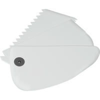 Haushaltshelfer weiß Kunststoff B/H/L: ca. 9,8x22,7x1,3 cm Teigspachtel_3erSet - weiß (1,30/9,80/22,70cm)